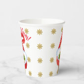 Gobelets En Papier Père Noël Gnome (Gauche)