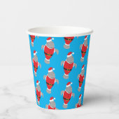 Gobelets En Papier Père Noël Manatee Noël Holiday (Verso)