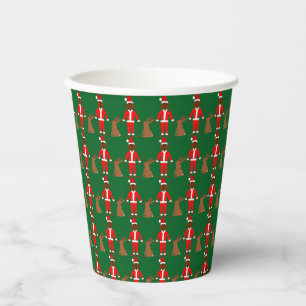 Gobelets En Papier Père Noël Sasquatch et Jackalope