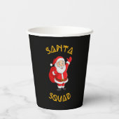 Gobelets En Papier Père Noël Squad (Verso)