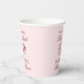 Gobelets En Papier Perfect Match Matchbox Bridal Shower (Droite)