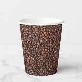 Gobelets En Papier Perfect Personnalisé Fèves De Café Mélange Simple (Verso)