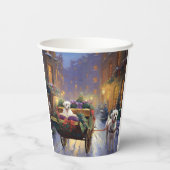 Gobelets En Papier Période de fêtes de Noël maltaise (Verso)