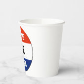 Gobelets En Papier Personal Vote 2026 Midterm Election Campaign (Gauche)