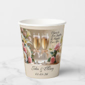 Gobelets En Papier Personalised Wedding Paper Cups (Recto)