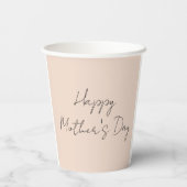 Gobelets En Papier Personalized Boho Botanical Watercolor Celebration (Verso)