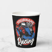 Gobelets En Papier Personalized Go Kart (Recto)