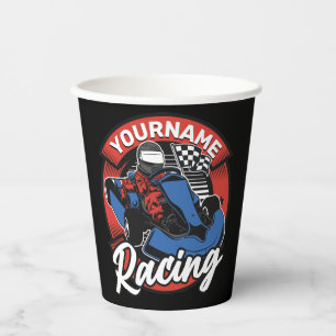Gobelets En Papier Personalized Go Kart