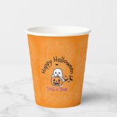 Gobelets En Papier Personalized Halloween Party Paper Cups (Recto)