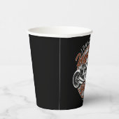 Gobelets En Papier Personalized Motorcycle Legendary Rider Biker (Droite)
