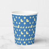 Gobelets En Papier Personalized Rubber Duck Modern Blue Baby Shower (Droite)