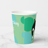 Gobelets En Papier Personnalisable Orca Killer Whale Anniversaire (Droite)