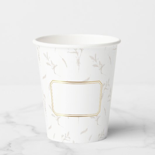 Gobelets en papier personnalisables pour occasions (Recto)