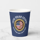 Gobelets En Papier Personnalisé 2024 TOTAL SOLAR ECLIPSE USA (Recto)