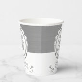 Gobelets En Papier Personnalisé 25ème Anniversaire d'or ou Anniversai (Droite)