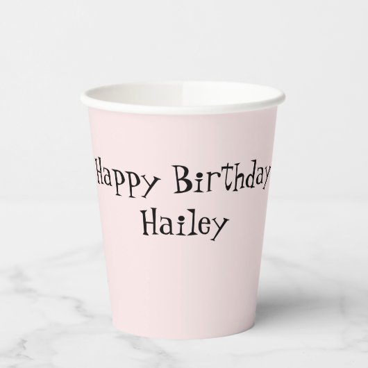 Gobelets En Papier Personnalisé Ballerina Party (Gauche)