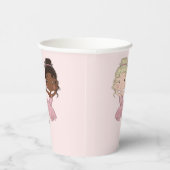 Gobelets En Papier Personnalisé Ballerina Party (Droite)