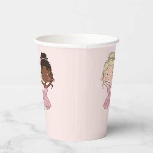 Gobelets En Papier Personnalisé Ballerina Party (Droite)