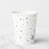 Gobelets En Papier Personnalisé Cute Pastel Dinosaures Anniversaire (Droite)