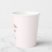 Gobelets En Papier Personnalisé Élégant M. & Mme Couple Nom Monogramm (Gauche)