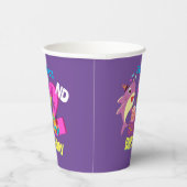 Gobelets En Papier Personnalisé maman tante Papa Papa papa Shark Anni (Droite)