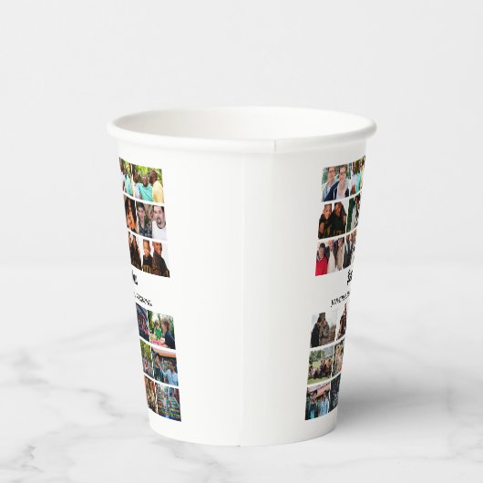 Gobelets En Papier Personnalisé Meilleurs Amis Forever Brothers Photo (Droite)