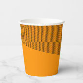 Gobelets En Papier Personnalisé Orange Cool Moderne Simple Neon Party (Verso)