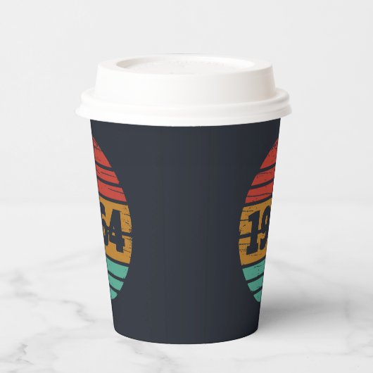 Gobelets En Papier Personnalisé soixante cadeaux de 60e anniversaire  (Gauche)