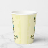 Gobelets En Papier Personnalisé thème de l'abeille 1er fête d'anniver (Droite)