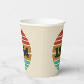 Gobelets En Papier Personnalisé Trente vintage 30e anniversaire (Droite)