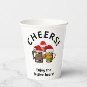 Gobelets En Papier Personnalisé Trois Brours Bières Tasses à papier C (Verso)