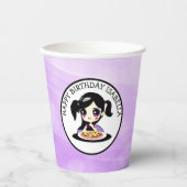 Gobelets En Papier Personnalisée Joyeuse fête d'anniversaire Anime Gi (Recto)