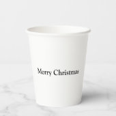 Gobelets En Papier personnaliser ajouter votre texte photo noël perso (Verso)