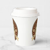 Gobelets En Papier Personnaliser la devanture rustique de café généri (Droite)