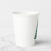 Gobelets En Papier Personnaliser "Mod" Graphisme de Noël Arbre de pap (Droite)