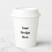 Gobelets En Papier Personnaliser ou Customiser (Recto)