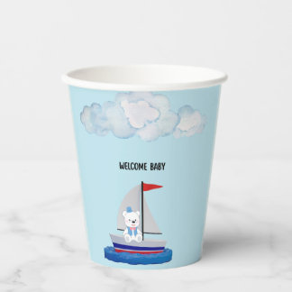 Gobelets en papier personnalisés pour Baby Shower