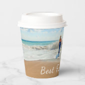 Gobelets En Papier Personnalisez vos découpes de papier photo Texte m (Recto)