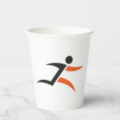 Gobelets En Papier Personne exécutant la conception (Recto)