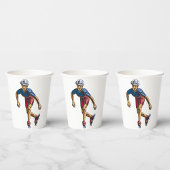 Gobelets En Papier Personne Rollerblading