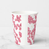 Gobelets En Papier Pétales de Fleur Rose (Droite)