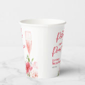 Gobelets En Papier Pétales et Prosecco | Déjeuner de mariage champêtr (Droite)