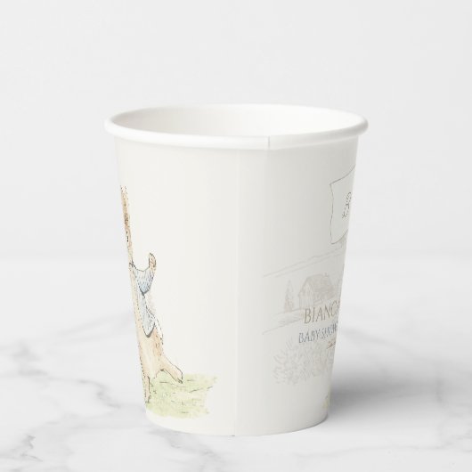 Gobelets En Papier Peter le lapin Un Baby shower lapin (Droite)