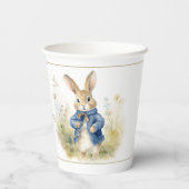 Gobelets En Papier Peter Le Rabbit Aquarelle Anniversaire (Verso)