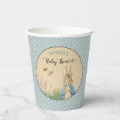 Gobelets En Papier Peter Rabbit | Baby shower garçon (Recto)