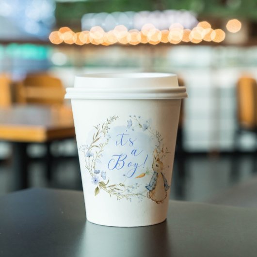 Gobelets En Papier Peter Rabbit Bleu C'est un garçon tasses de papier