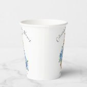 Gobelets En Papier Peter Rabbit Bunny Baby shower personnalisé (Droite)