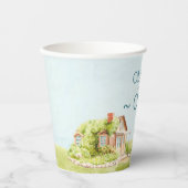 Gobelets En Papier Peter Rabbit Garçon de bébé premier anniversaire (Recto)