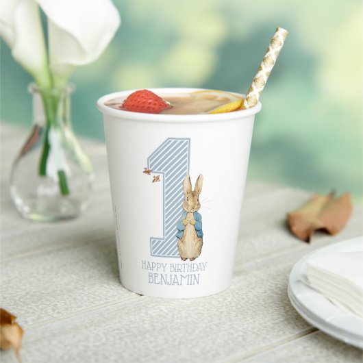 Gobelets En Papier Peter Rabbit | Premier anniversaire du bébé (Insitu)