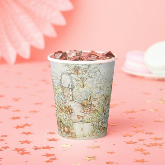 Gobelets En Papier Peter the Rabbit Garden Histoire Anniversaire (Insitu)